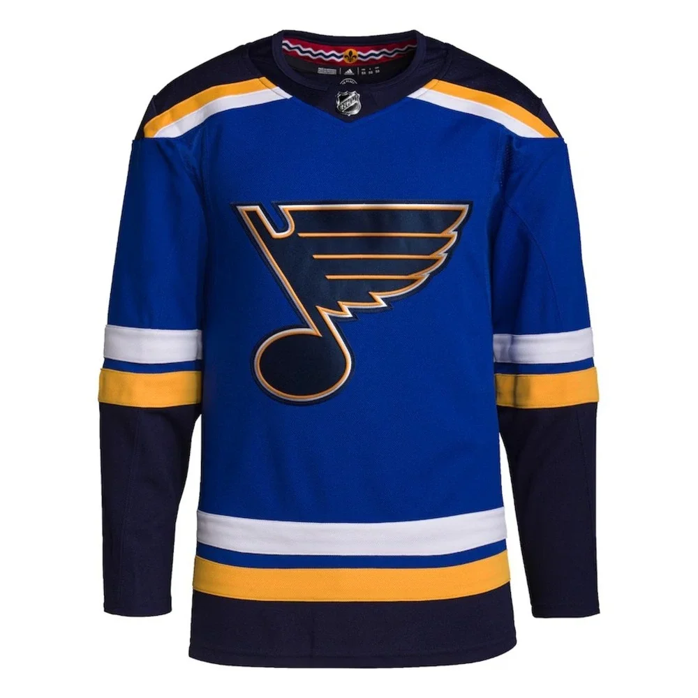 Adidas Primegreen St Louis Blues Royal Blue‎ Home Hockey Jersey Size 54